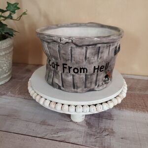 Cat "trash can" bowl